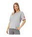 T-shirt Motif/style Étoile Femme Gris Chiné Chiné PJ Salvage-1