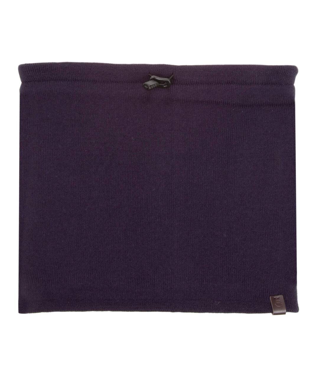 Isotoner Tour de cou homme doublé polaire, cordon ajustable-3
