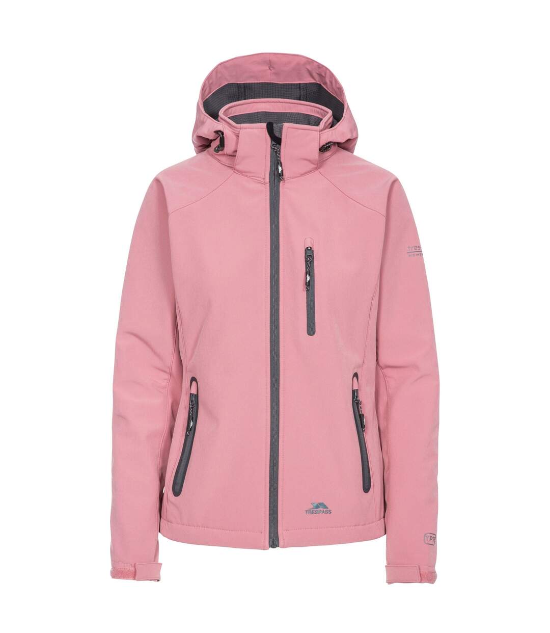 Trespass Womens/Ladies Bela II Waterproof Softshell Jacket (Dusty Rose) - UTTP3440-1