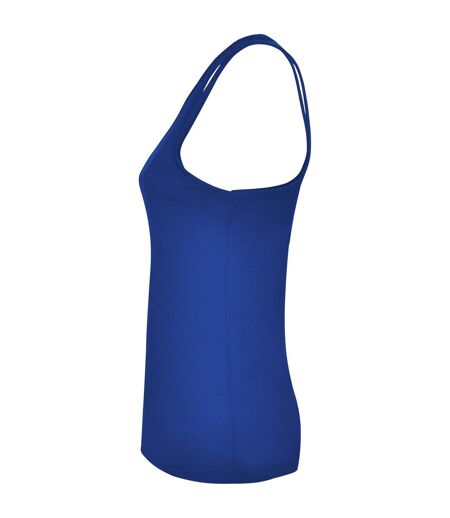 Womens/ladies Brenda Tank Top Electric Blue Roly
