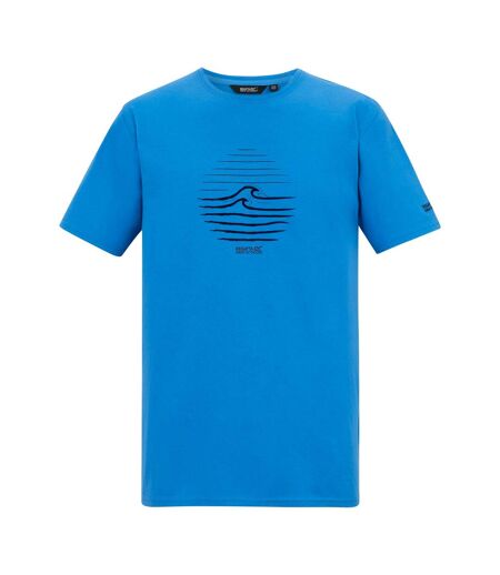 Mens Cline Ix Wave T-shirt Sonic Blue Regatta