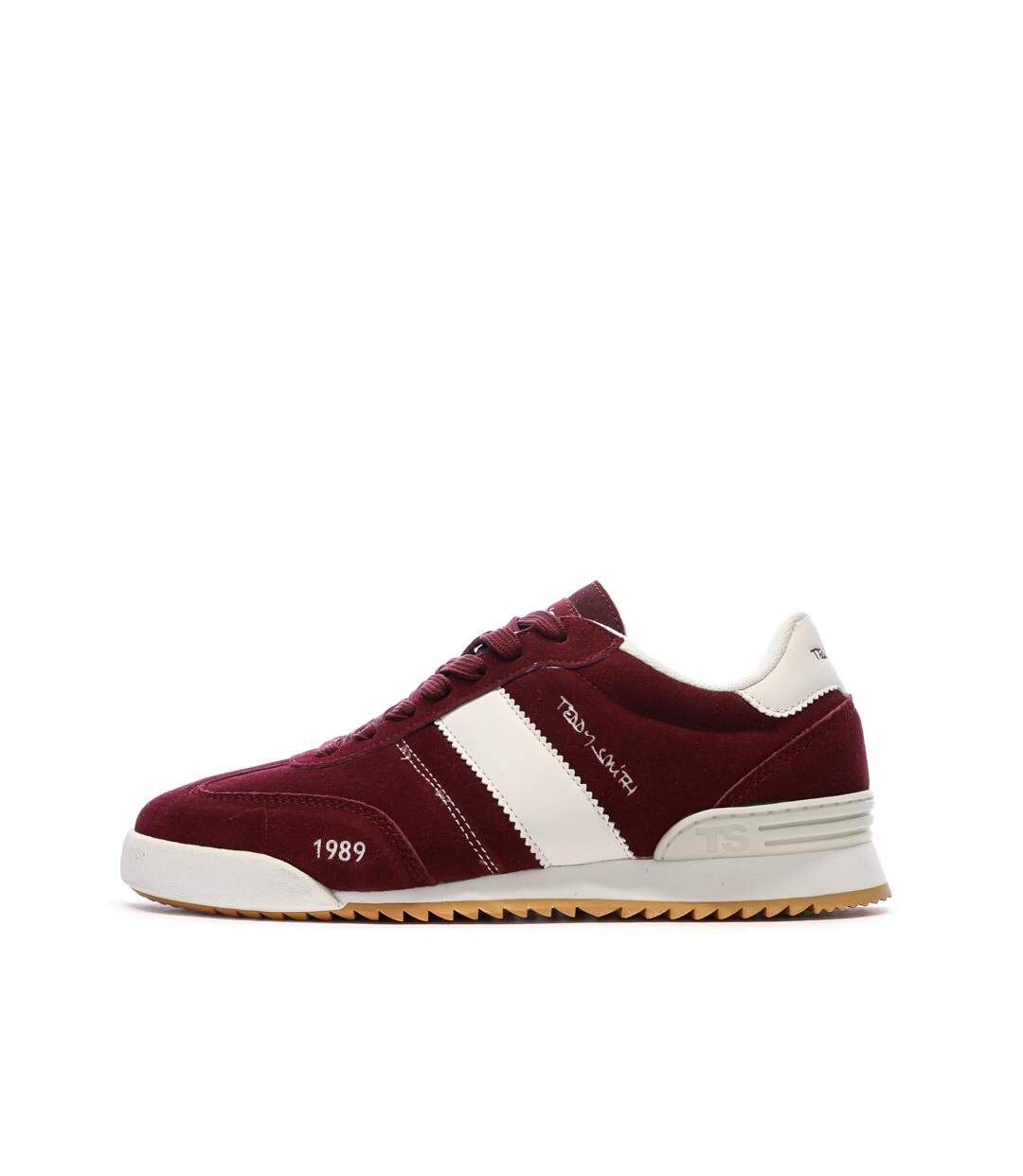 Baskets bordeaux femme teddy smith sneakers-1