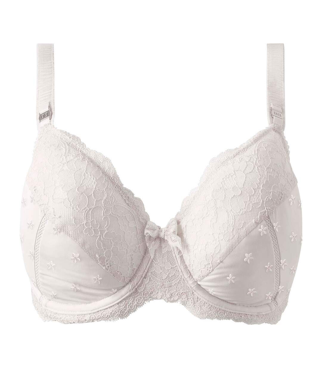 Soutien-gorge armatures grand maintien blanc Louange-1