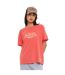 T-shirt femme regular col rond print devant Wash Vondutch-1