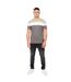 T-shirt Pattermay Homme Vert Kaki Clair Crosshatch-2