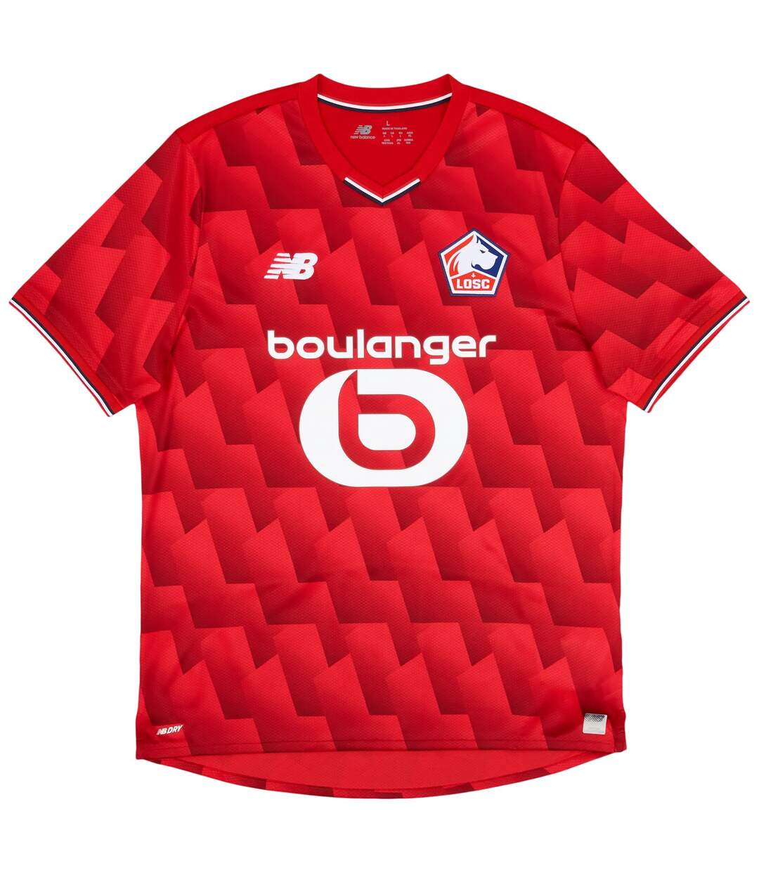 Maillot Domicile Foot Lille 25/26 Homme Rouge New Balance-2