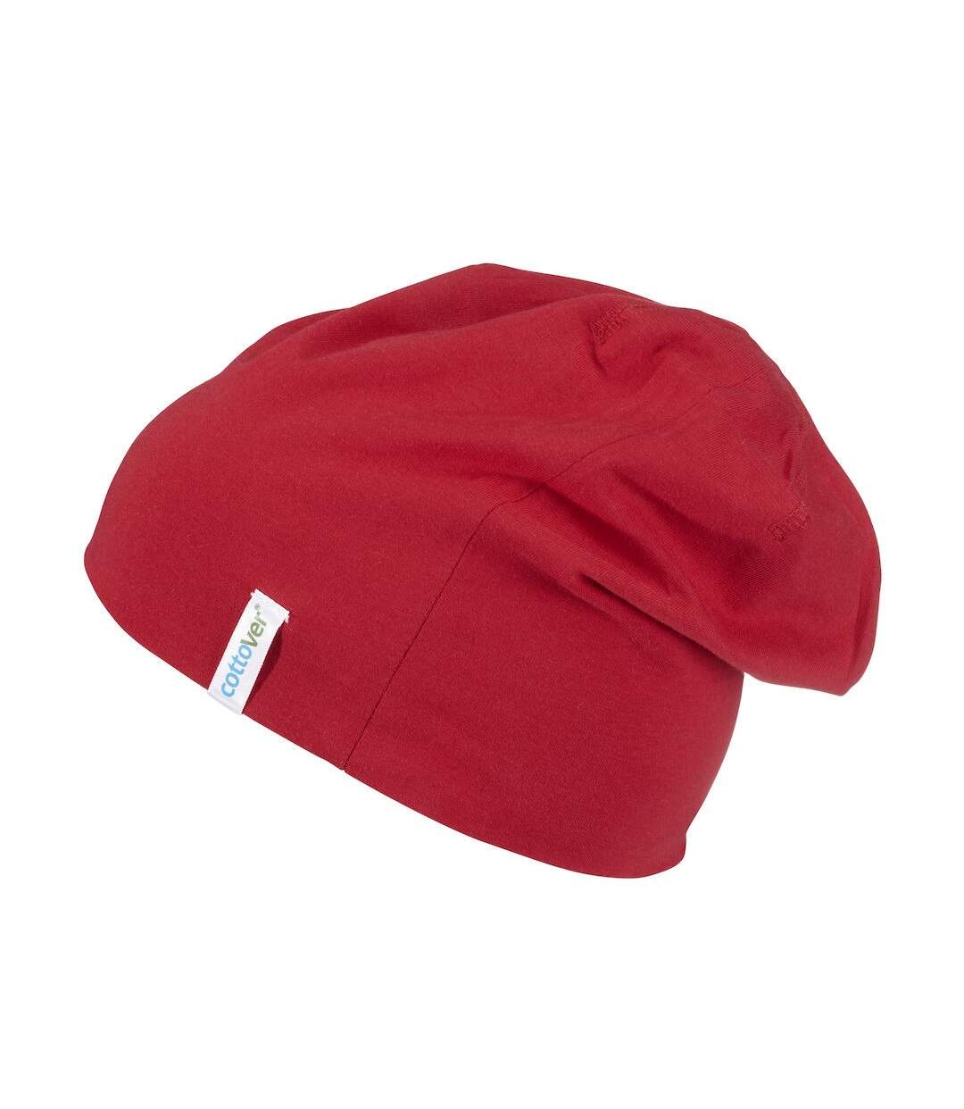 Bonnet adulte rouge Cottover