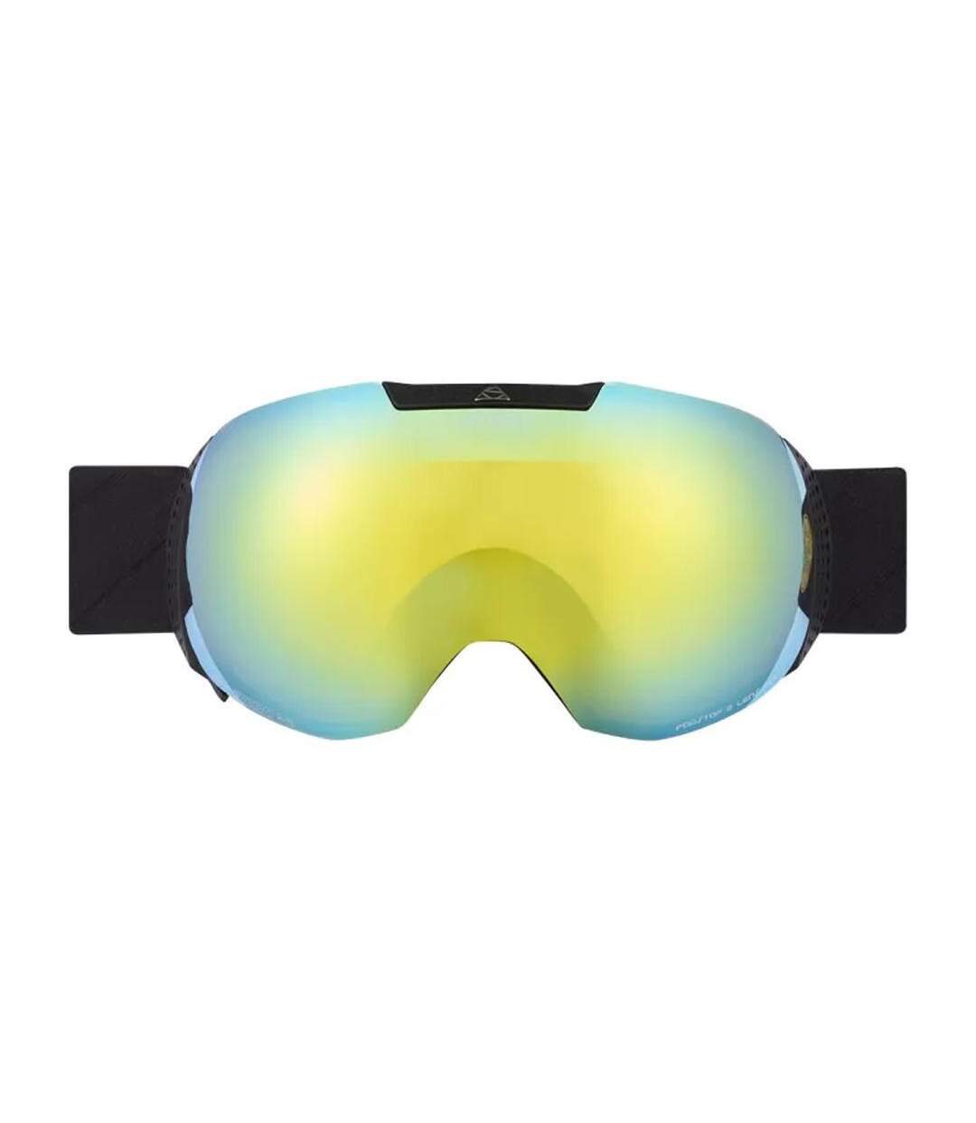 Masque de ski noir/jaune mixte cairn ultimate-2