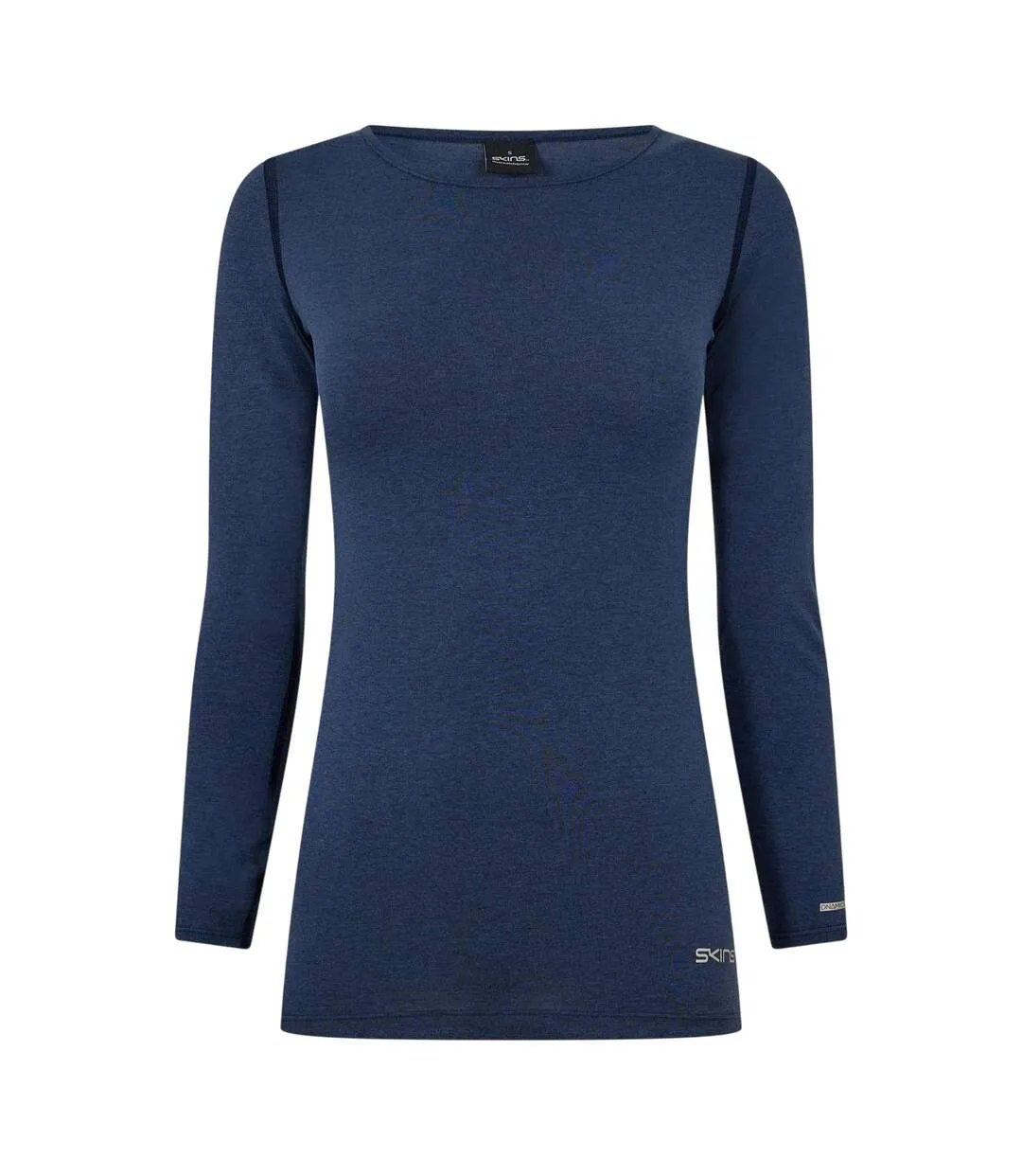 Womens/ladies Dnamic Base Layer Top Blue Skins-1