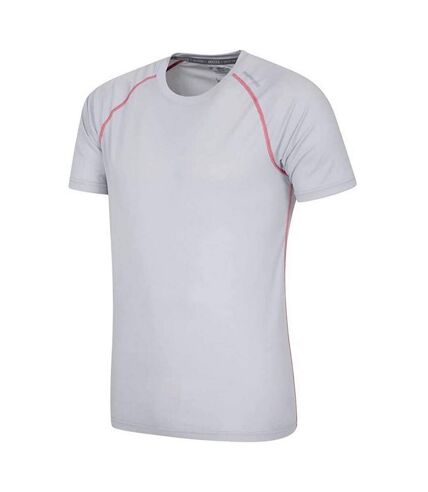 Mountain Warehouse Mens Aero II Short-Sleeved T-Shirt (Light Grey)