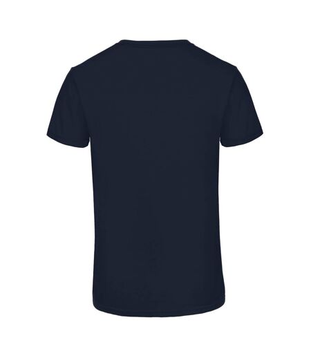 B&C Mens Favourite Short Sleeve Triblend T-Shirt (Navy Blue)