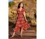 Robe longue manches courtes ARETHA motif ethnique Coton Du Monde-5