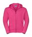 Veste À Capuche Authentic Homme Fuchsia Russell-1