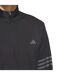 Haut De Survêtement Motif/style 3 Rayures Homme Blanc Noir Adidas-4