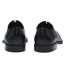 Mens Leather Low Block Heel Formal Shoes Dark Brown Boss-2