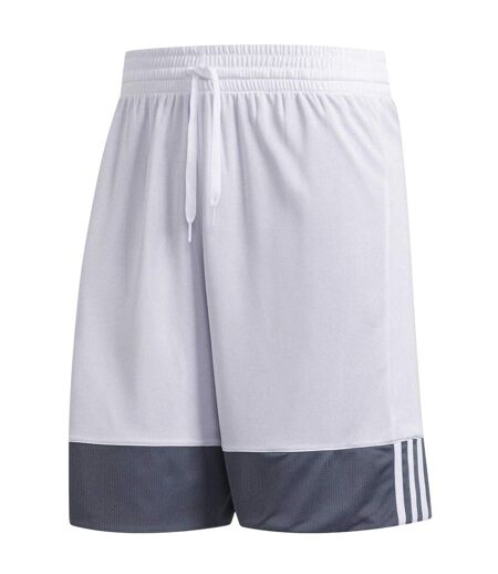 Short De Basket Motif/style Réversible 3g Speed Homme Gris Adidas