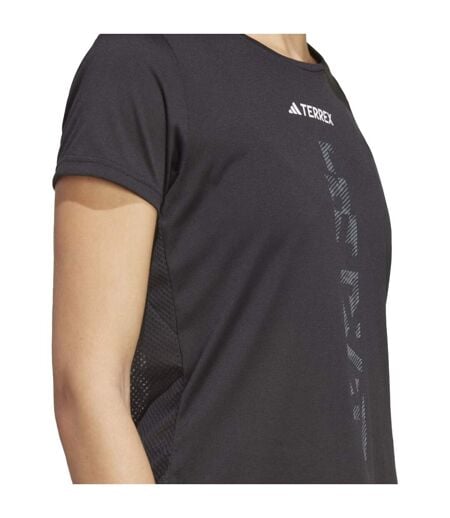 T-shirt Course À Pied Terrex Agravic Trail Femme Noir Adidas