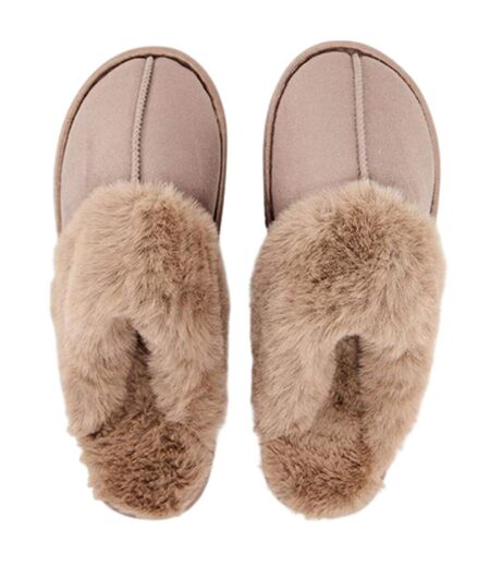 Chaussons Mules Solace Femme Marron Clair Threadbare