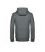 Sweat À Capuche Zippé Mens King Gris Foncé Chiné B&C-2