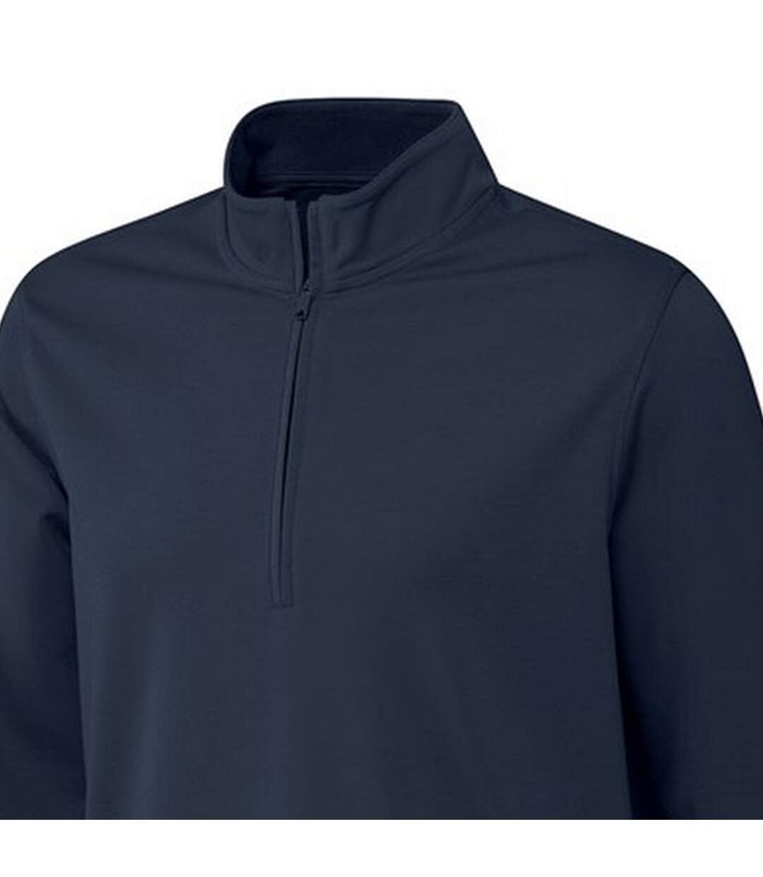 Mens elevated quarter zip sweatshirt collegiate navy Adidas