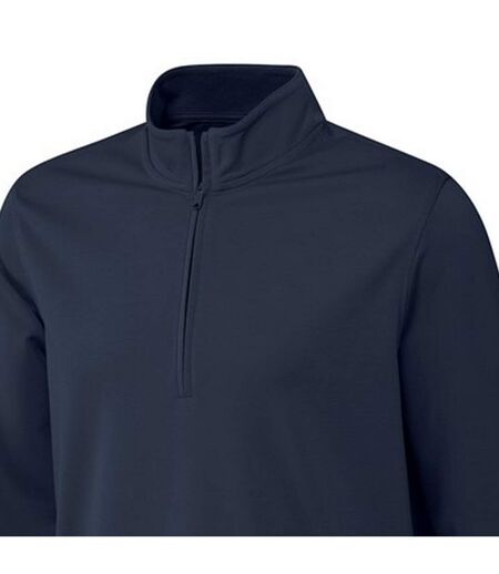 Adidas Mens Elevated Quarter Zip Sweatshirt (Collegiate Navy)