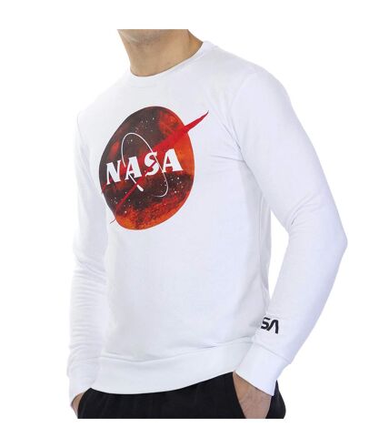 MARS12S men's basic long-sleeved round neck sweatshirt