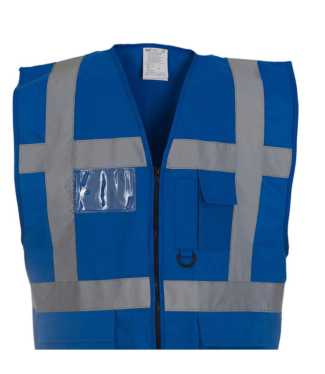 Gilet executive adulte bleu roi Yoko-2