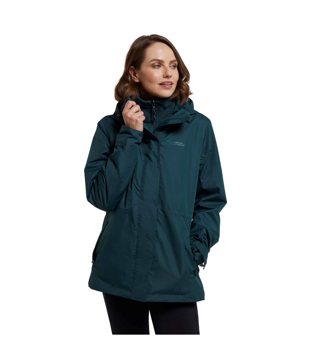 Veste Fell Femme Vert Foncé Mountain Warehouse-1
