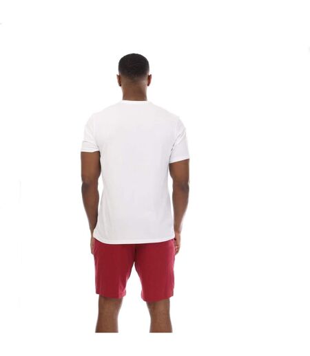 Mens Short Pyjama Set Red Calvin Klein