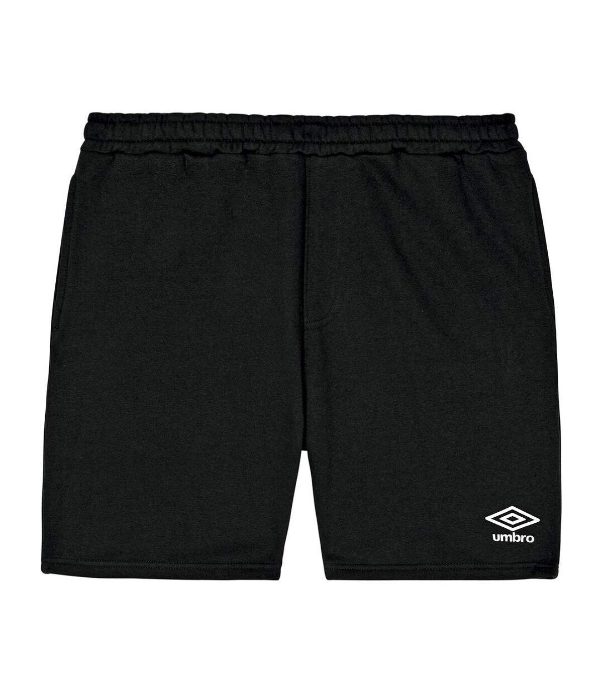 Umbro Mens Core Shorts (Black/White)