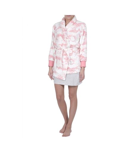 Peignoir polaire court femme