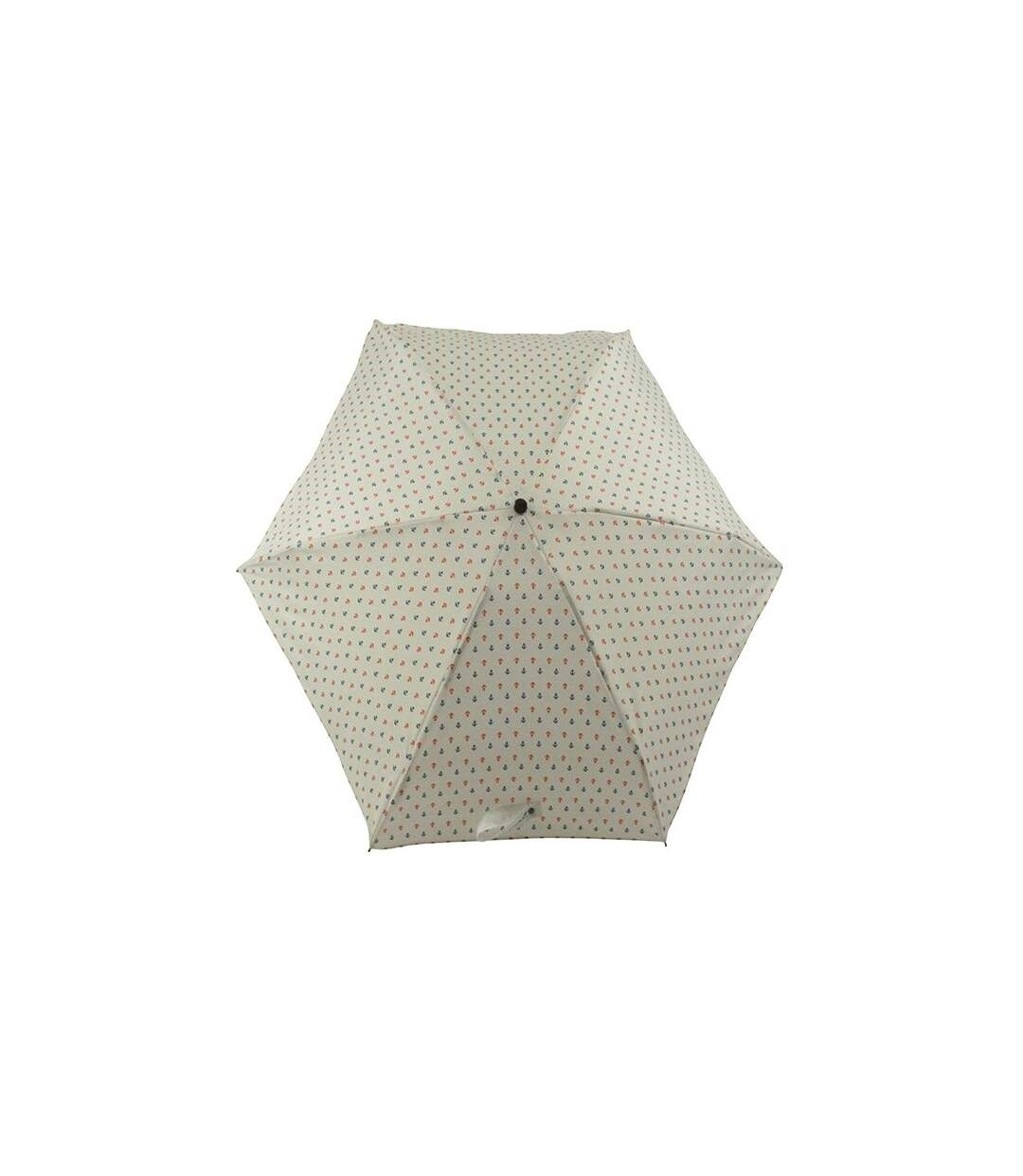 Le Parapluie Français - Parapluie pliant mini ancres - blanc - 7952-2