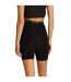 Womens/ladies Seamless Slim Compression Shorts Black Calvin Klein-3