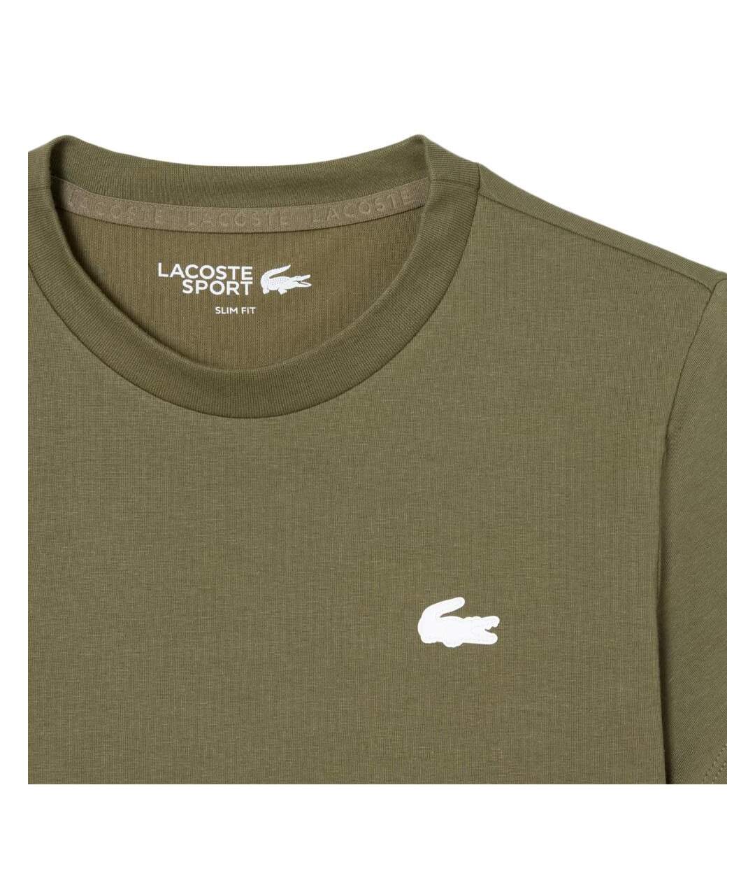 T-Shirt kaki femme lacoste tf9246 - 32-2