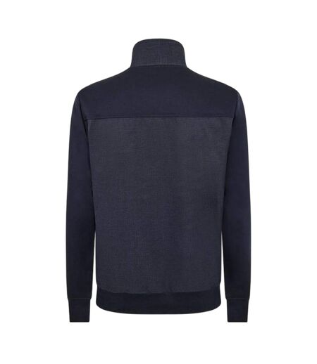 Mens Shepherd Woven Full Zip Sweatshirt Dark Blue Boss
