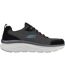 Mens d´lux walker bersaga leather relaxed fit trainers black Skechers