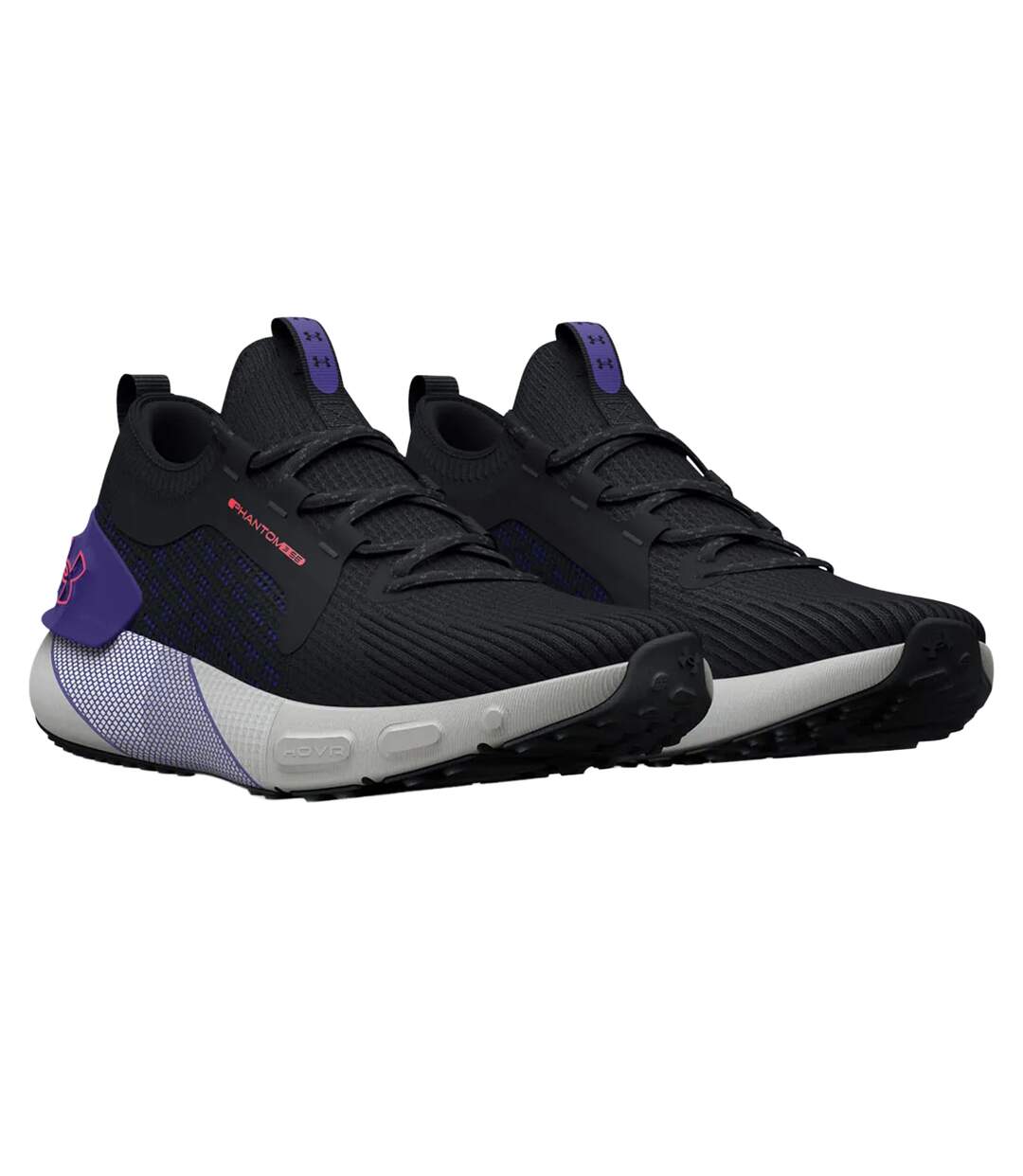 Mens hovr phantom 3 running shoes black Under Armour-1