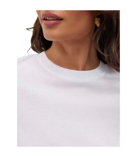 T-shirt Manches Courtes Paulina Femme Blanc Vif Vero Moda