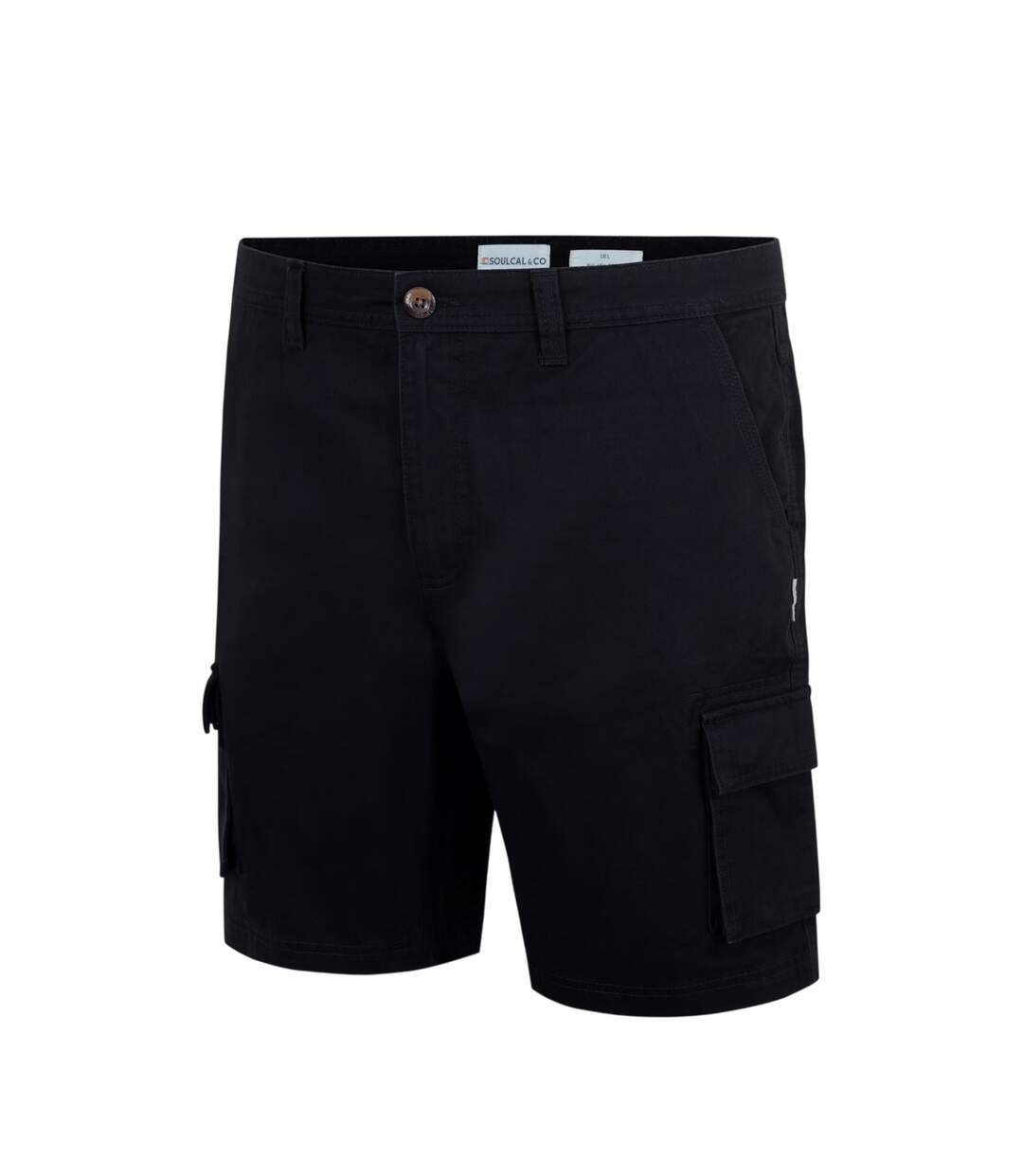 Short À Poches Motif/style Uni Homme Noir SoulCal-3