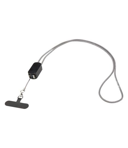Anser 5 In 1 Recycled Plastic Phone Lanyard Black Floso