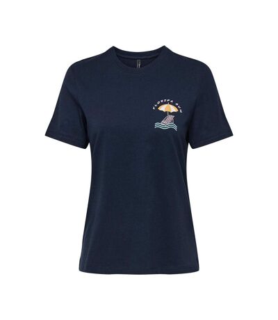 T-shirt Marine Femme Only Rosemary - L