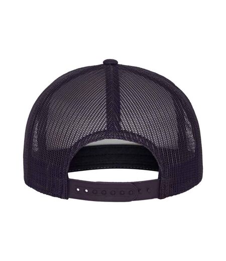 Casquette trucker adulte bleu marine / blanc Flexfit