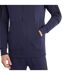 Mens Terrace Half Zip Hoodie Peacoat Black Umbro-4