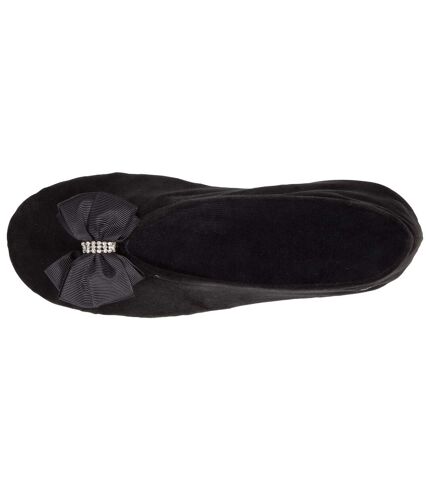 Isotoner Chaussons Ballerines femme noeud précieux