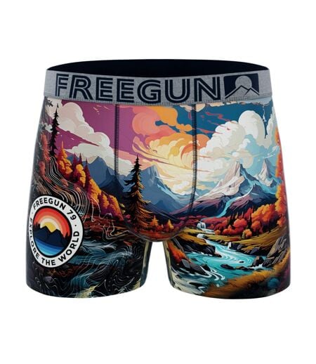 Lot de 4 boxers homme Vibrant  Freegun