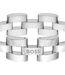 Mens Sway Polished Bracelet One Size Silver Boss-2