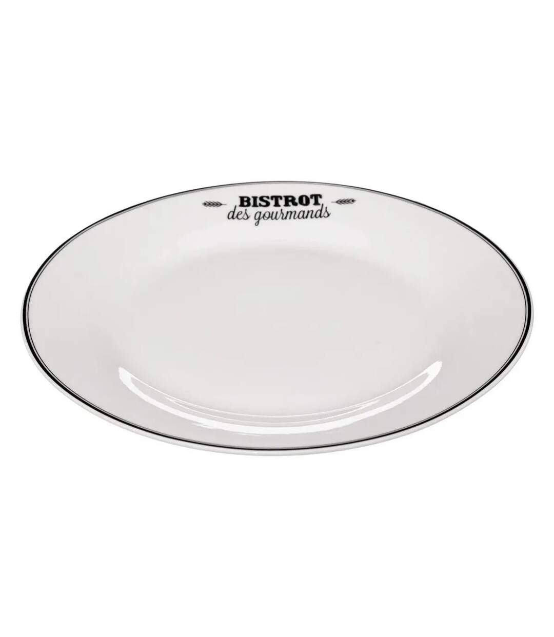 Lot de 6 Assiettes à Dessert Bistrot 20cm Blanc-2