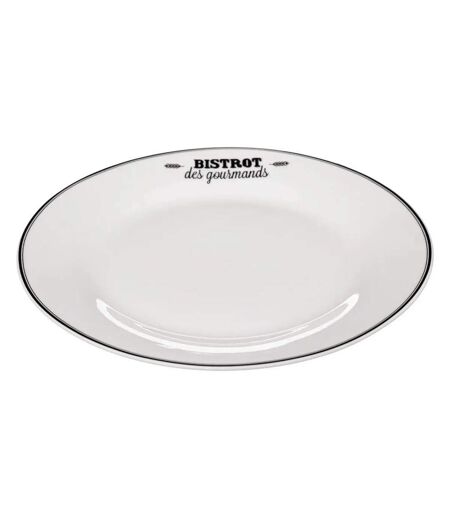 Lot de 6 Assiettes à Dessert Bistrot 20cm Blanc