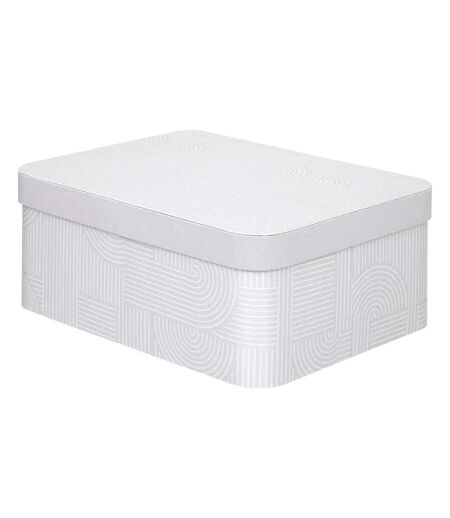 Lot de 4 Boîtes Déco Polybox 39cm Beige