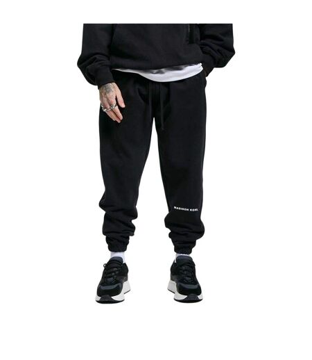 Mens Core Cotton Logo Jogging Bottoms Black Madison Kohl